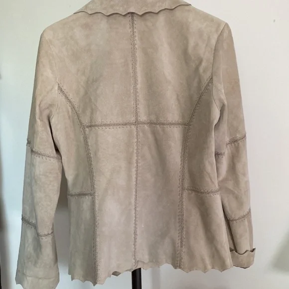 Leather jacket Pamela McCoy XS vintage - Picture 5 of 12